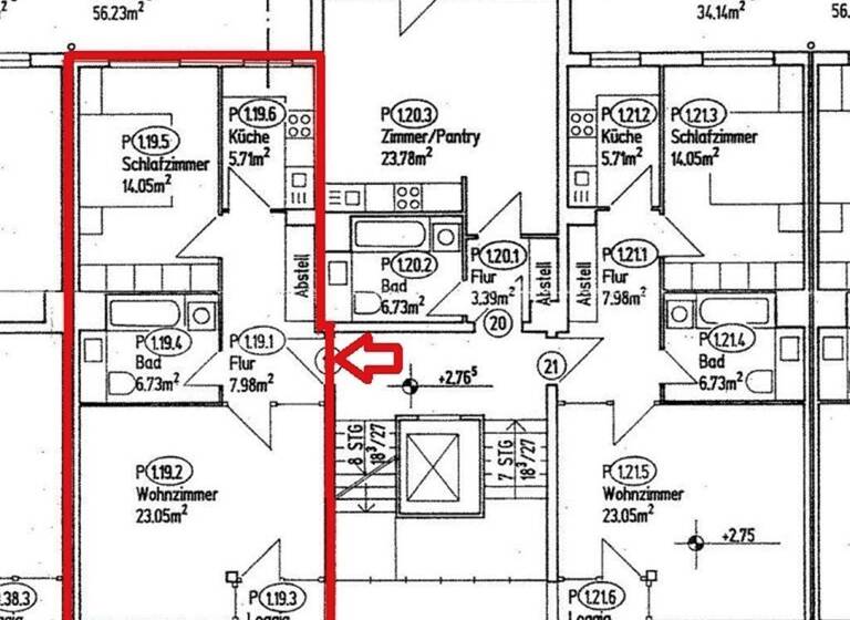 Wohnung zum Kauf 148.000 € 2 Zimmer 56,3 m²<br/>Wohnfläche 1.<br/>Geschoss Gambrinusstraße Friedrichstadt (Löbtauer Str.) Dresden 01159