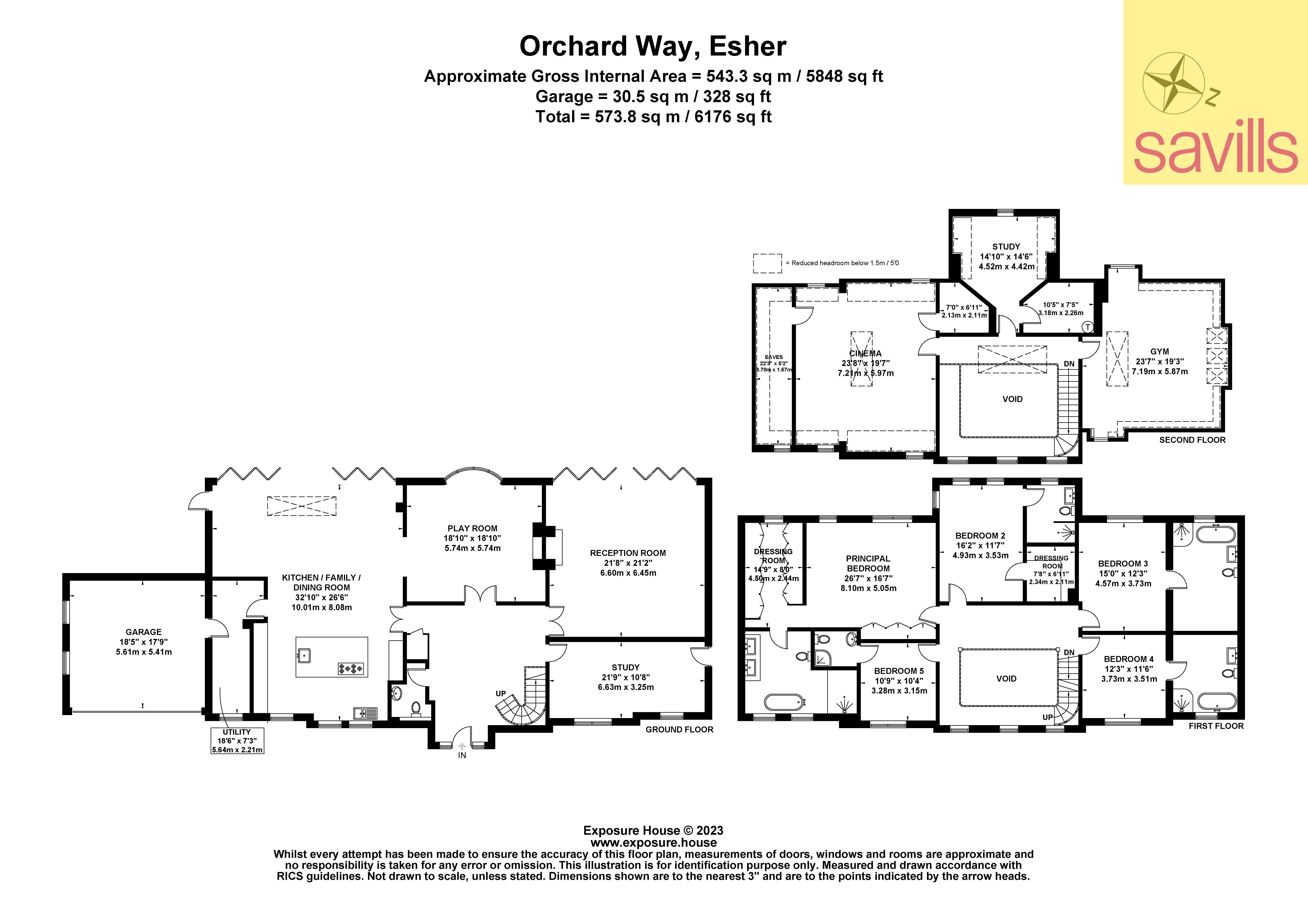 Haus zum Kauf provisionsfrei 4.031.223 € 6 Zimmer 573,8 m²<br/>Wohnfläche Elmbridge KT10 9DY