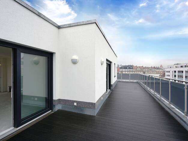 Penthouse zum Kauf - Neubau 656.500 € 3 Zimmer 122 m² Geschoss 4/5 frei ab sofort Südstadt Fürth 90763