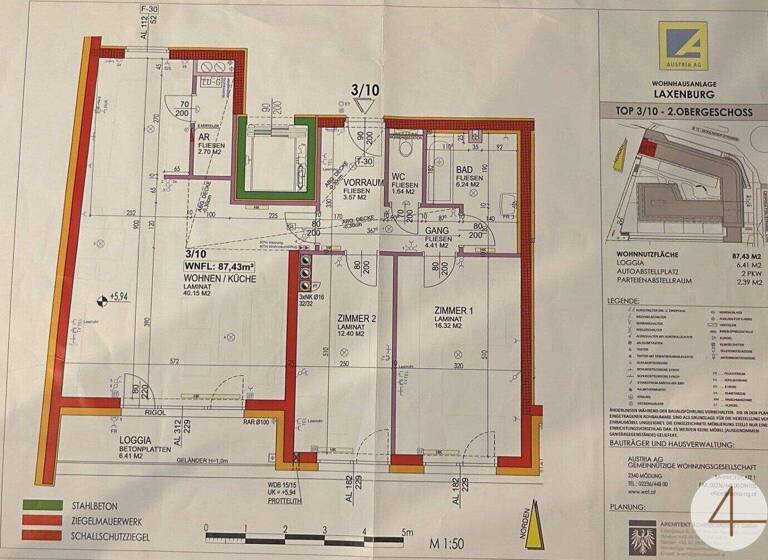 Wohnung zum Kauf 359.000 € 3,5 Zimmer 88 m² Laxenburg 2361