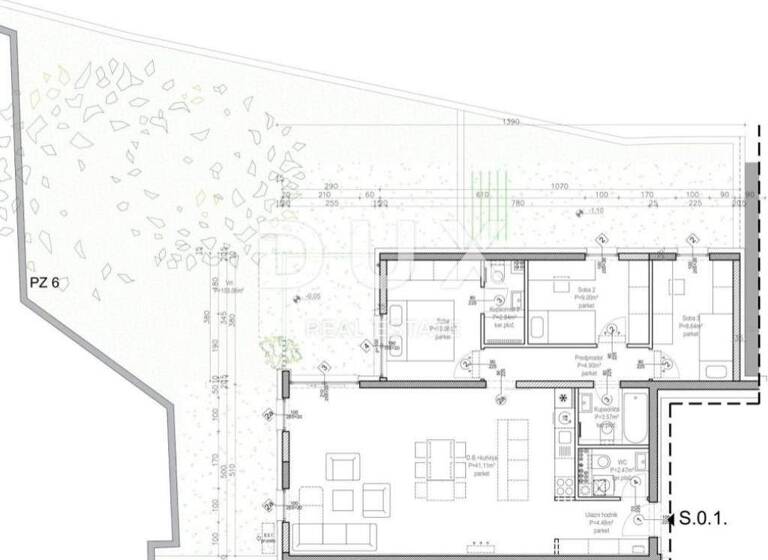 Wohnung zum Kauf 708.000 € 4 Zimmer 107 m² Dotrscina