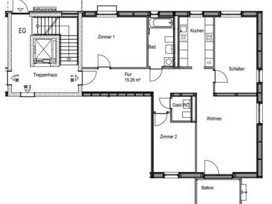 Wohnung zur Miete 1.131 € 4 Zimmer 105,2 m² EG St.-Franziskus-Straße 4 Eggolsheim Eggolsheim 91330