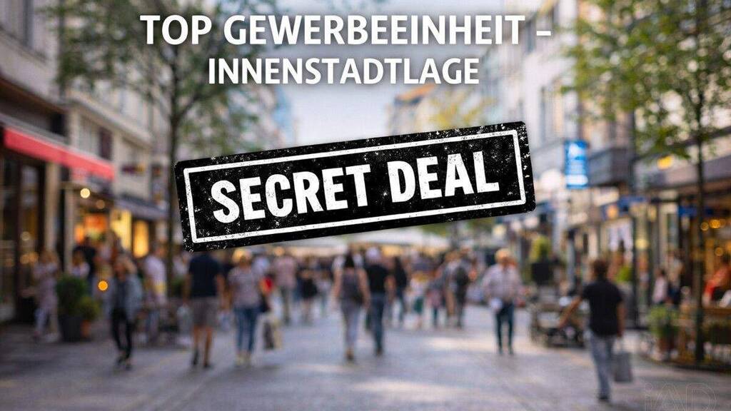 Diskrete Verkaufsgelegenheit: Gewerbeimmobilie mit laufendem Betrieb in zentraler Innenstadtlage