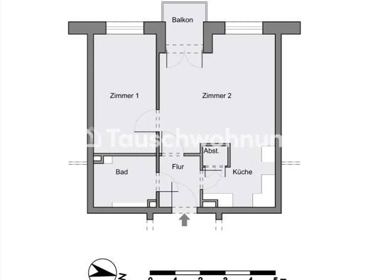 Wohnung zur Miete Tauschwohnung 596 € 2 Zimmer 49 m² Sasel Hamburg 22147