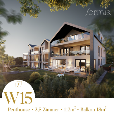 Penthouse zum Kauf - Neubau provisionsfrei 599.000 € 3,5 Zimmer 112 m² Dachgeschoss, 2. Geschoss frei ab sofort Dettenseer Straße 70 Empfingen Empfingen 72186