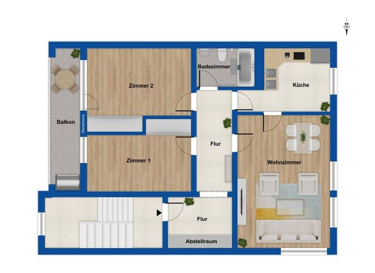 Wohnung zum Kauf 449.000 € 3 Zimmer 86,4 m² 2. Geschoss Ismaning 85737