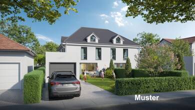 Doppelhaushälfte zum Kauf - Neubau 427.500 € 4 Zimmer 120 m² 156 m² Grundstück Wintersdorf Rastatt 76437