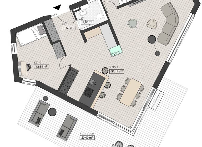Wohnung zum Kauf provisionsfrei 895.000 € 3 Zimmer 106 m² EG Dachau 85221