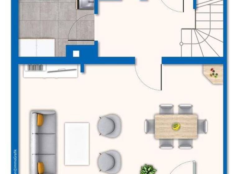 Reihenmittelhaus zum Kauf 195.000 € 4 Zimmer 83,6 m² 210 m² Grundstück frei ab sofort Tailfingen Albstadt 72461