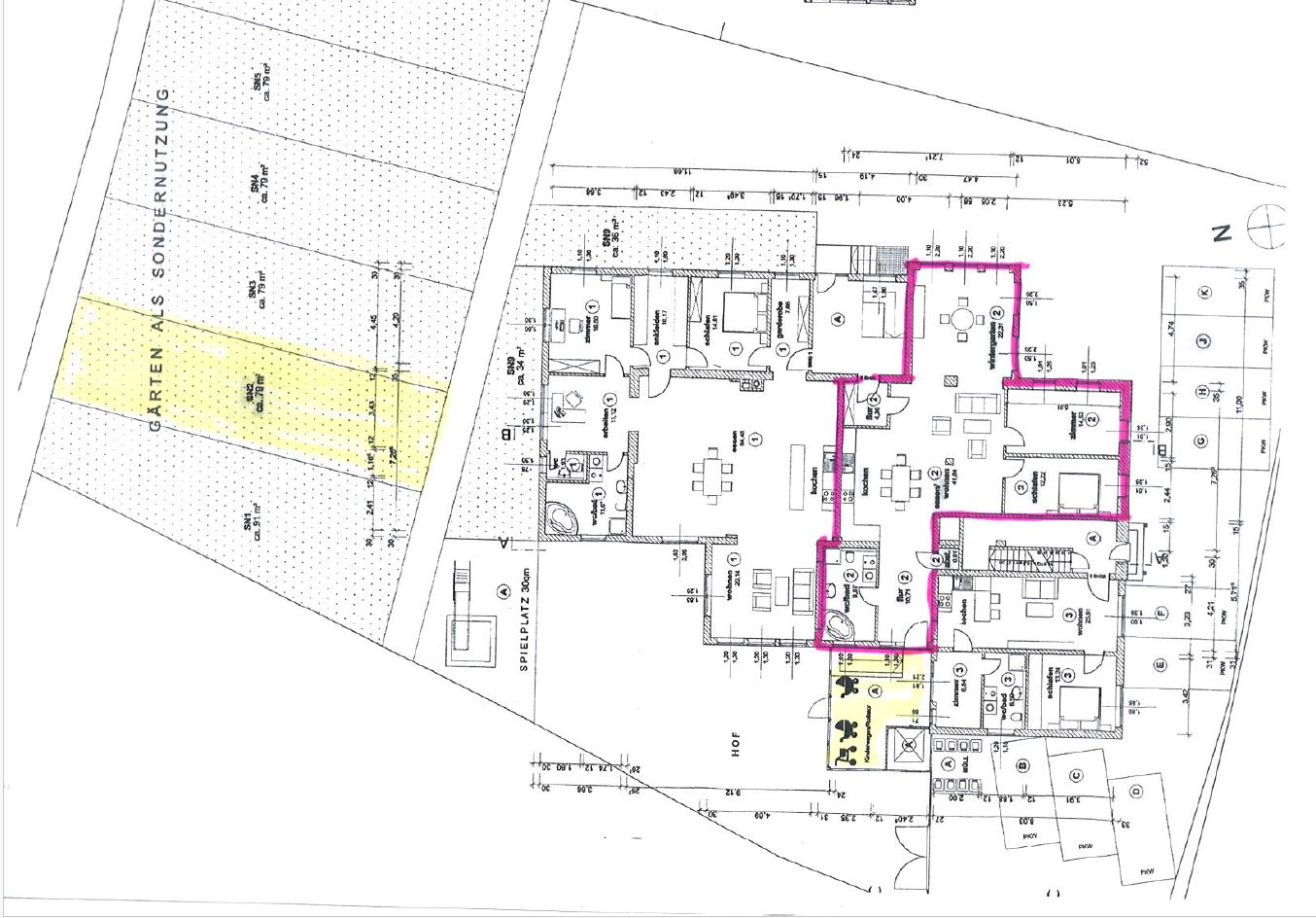 Wohnung zum Kauf 299.000 € 3 Zimmer 117 m²<br/>Wohnfläche 01.02.2025<br/>Verfügbarkeit Selbach Gaggenau 76571