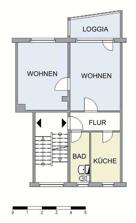 Wohnung zur Miete 357 € 2 Zimmer 48,7 m²<br/>Wohnfläche 4.<br/>Geschoss Adlerstraße 6 f Vogelviertel Neubrandenburg 17034