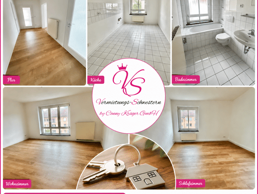 Wohnung zur Miete 350 € 2 Zimmer 65,3 m² 3. Geschoss frei ab sofort Carl-von-Ossietzky-Straße 2 Lutherviertel Chemnitz 09126