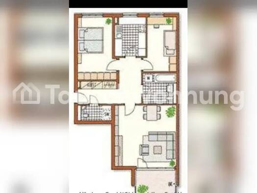 Wohnung zur Miete Tauschwohnung 1.088 € 3 Zimmer 74 m² 2. Geschoss Winning Taufkirchen 82024