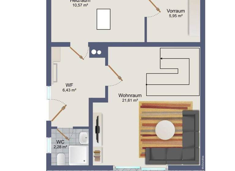 Doppelhaushälfte zum Kauf 225.000 € 5 Zimmer 103,1 m² 301 m² Grundstück Weisenbach 76599