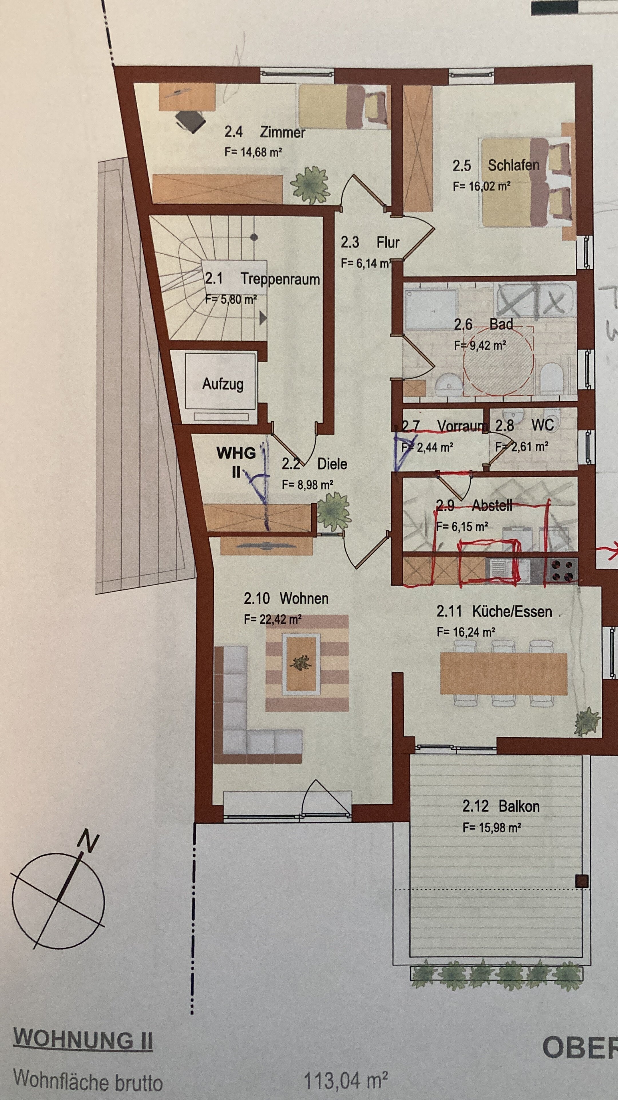 Wohnung zum Kauf provisionsfrei 437.000 € 3 Zimmer 110 m²<br/>Wohnfläche 2.<br/>Geschoss ab sofort<br/>Verfügbarkeit Neustadt Neustadt an der Aisch 91413