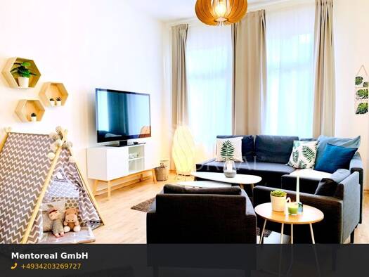Wohnung zur Miete 2.250 € 2 Zimmer 90 m² Zentrum-Süd Leipzig 04107