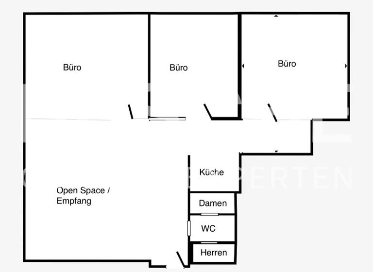 Bürofläche zur Miete 187,1 m² Bürofläche Emsdetten 48282