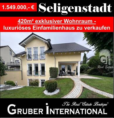 Einfamilienhaus zum Kauf provisionsfrei 1.549.000 € 7 Zimmer 420,9 m² 483 m² Grundstück frei ab 01.01.2026 Seligenstadt Seligenstadt 63500