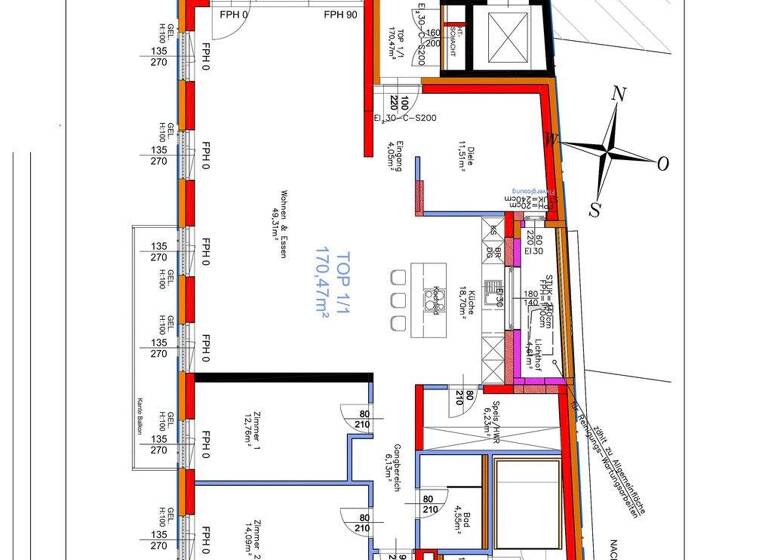 WG-Zimmer zum Kauf - Erstbezug 1.094.900 € 4 Zimmer 170,5 m² Tulln an der Donau 3430