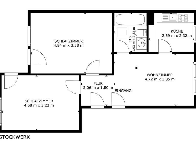 Wohnung zum Kauf 235.000 € 2,5 Zimmer 63 m² 4. Geschoss Eselsberg Ulm 89075