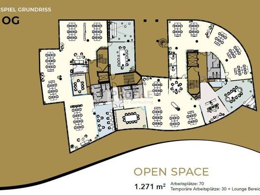 Bürofläche zur Miete 23 € 1.270 m² Bürofläche teilbar ab 1.270 m² Moabit Mitte 10553