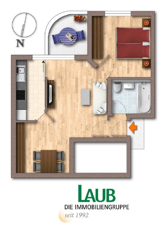 Wohnung zur Miete 345 € 2 Zimmer 49 m²<br/>Wohnfläche ab sofort<br/>Verfügbarkeit Ottostraße 6 Schloßchemnitz 020 Chemnitz 09113