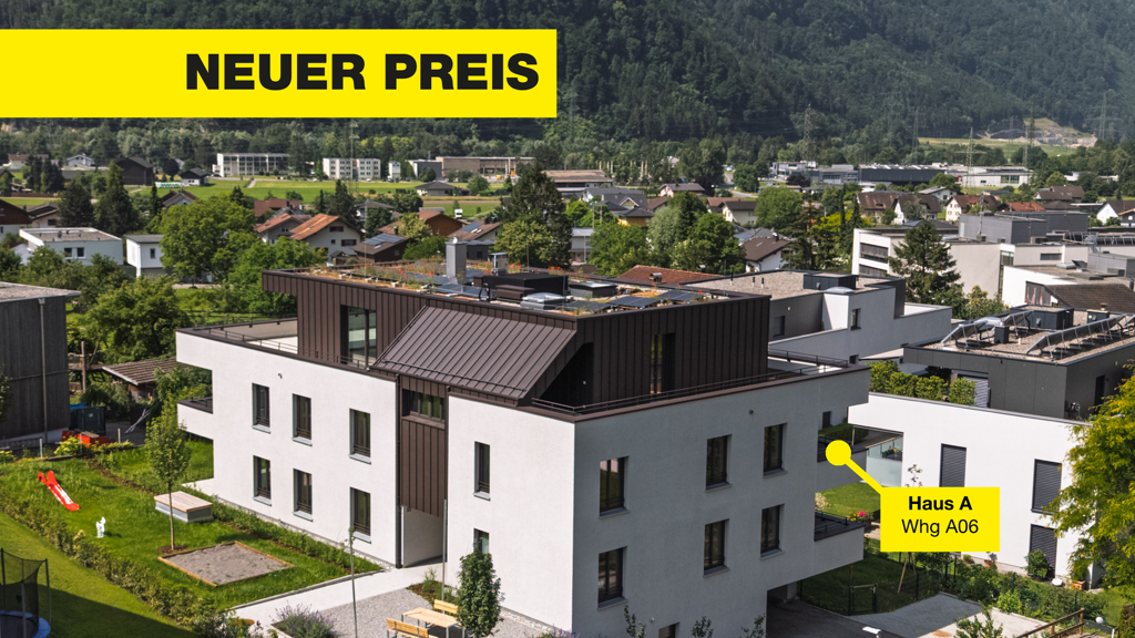 Wohnung zum Kauf - Erstbezug 504.000 € 3 Zimmer 72,5 m² 1. Geschoss Tranglweg Nüziders 6714
