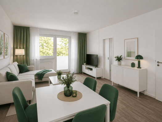 Wohnung zur Miete 353 € 2 Zimmer 56,5 m² 3. Geschoss Kolkturmring 13 Heide Nord West 06120
