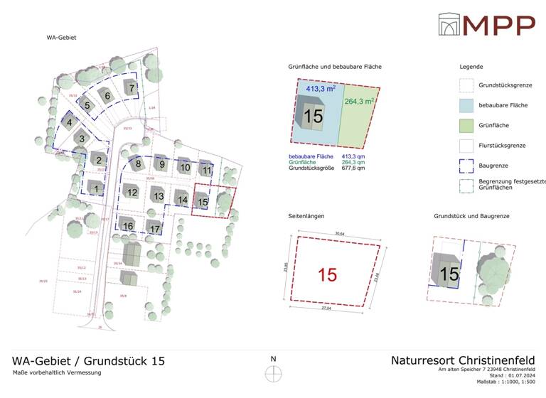 Grundstück zum Kauf 237.300 € 678 m² Grundstück Schöne Aussicht Klütz Klütz / Christinenfeld 23948