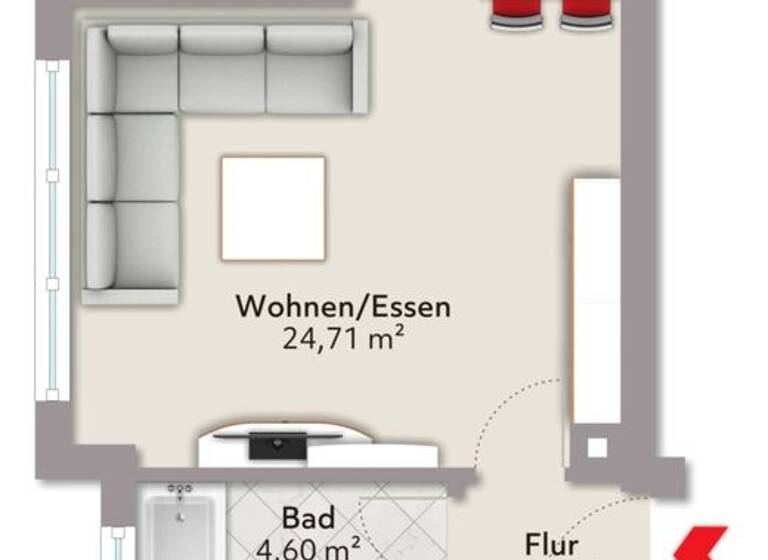 Wohnung zum Kauf 119.000 € 2 Zimmer 51,8 m² 2. Geschoss Mickten Dresden 01139