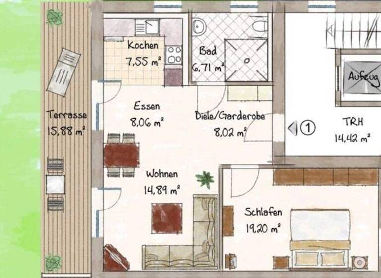 Wohnung zum Kauf 435.000 € 2 Zimmer 72,4 m² frei ab 01.10.2027 Altdorf Landshut/Altdorf 84032