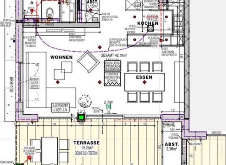 Terrassenwohnung zum Kauf provisionsfrei 475.000 € 3,5 Zimmer 108 m² Geschoss EG/2 Gailingen am Hochrhein 78262