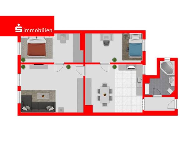 Wohnung zum Kauf provisionsfrei 119.000 € 3 Zimmer 91 m² Eisenach Eisenach 99817