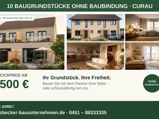 Grundstück zum Kauf provisionsfrei 111.500 € 444 m² Grundstück Lübecker Landstraße 14 Curau Stockelsdorf 23617