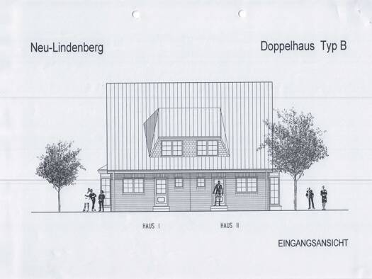 Doppelhaushälfte zur Miete 1.500 € 3 Zimmer 100 m² 300 m² Grundstück frei ab 01.11.2026 Neu Lindenberg Ahrensfelde 16356