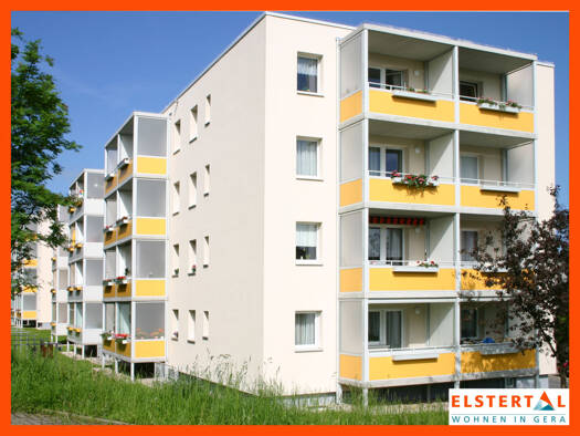 Wohnung zur Miete 573 € 4 Zimmer 80 m² 2. Geschoss Rudelsburgstraße 44 Bieblach-Ost Gera 07552