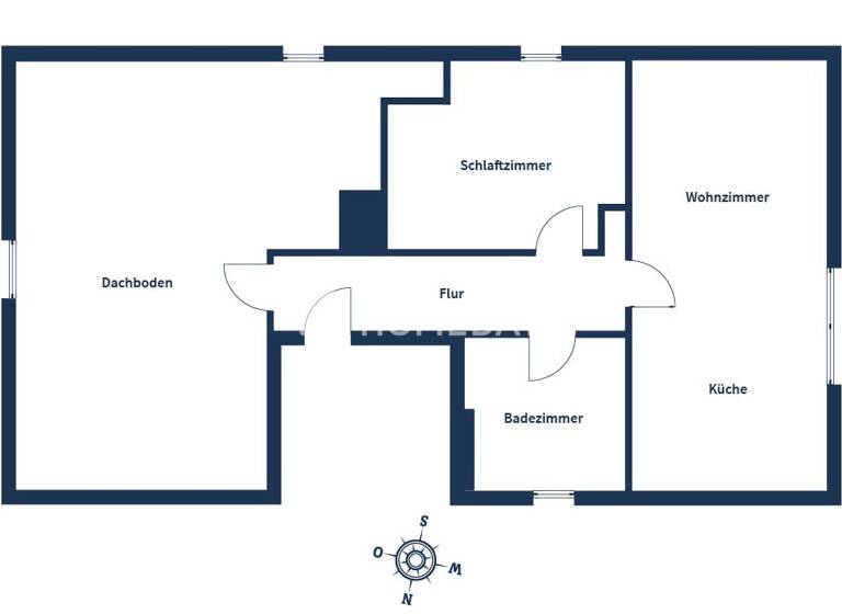 Wohnung zum Kauf 150.000 € 2 Zimmer 54 m² 2. Geschoss Westenhausen Manching  (DG) 85077
