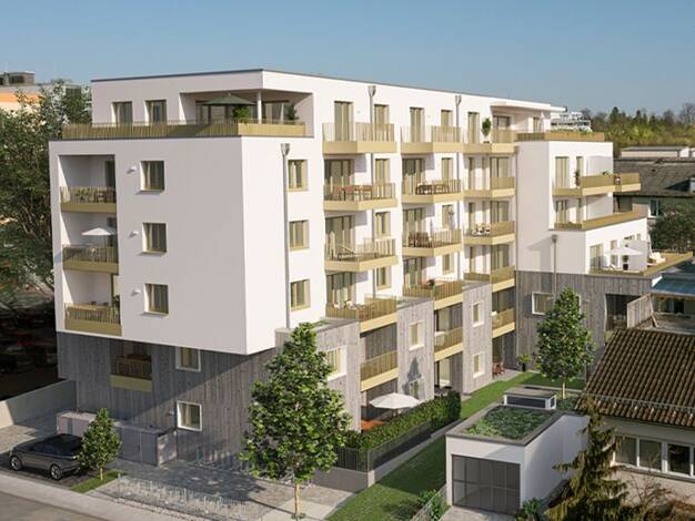 Wohnung zum Kauf - Neubau provisionsfrei 459.000 € 3 Zimmer 73,4 m² 6. Geschoss frei ab 31.08.2027 Bayerstraße 6 Innenstadt Rosenheim 83022