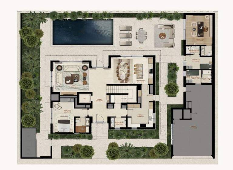 Villa zum Kauf - Erstbezug provisionsfrei 6.017.906 € 6 Zimmer 661,4 m² Grundstück Dubai