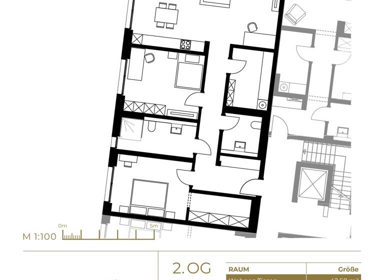 Wohnung zum Kauf provisionsfrei 528.688 € 3,5 Zimmer 116,3 m²<br/>Wohnfläche 2.<br/>Geschoss Sehnde Sehnde 31319