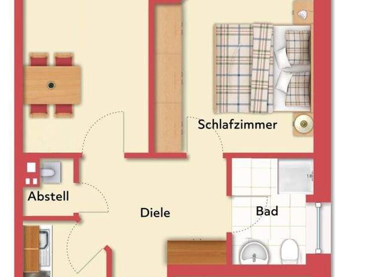 Wohnung zum Kauf 108.000 € 3 Zimmer 61 m² Borken 46325