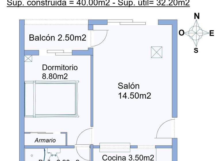 Studio zum Kauf provisionsfrei 89.990 € 2 Zimmer 44 m² Calle LOMA LA 103 Torrevieja 03180