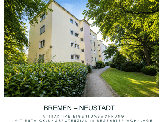 Terrassenwohnung zum Kauf als Kapitalanlage geeignet 159.000 € 3 Zimmer 72 m² Gartenstadt Süd Bremen 28201