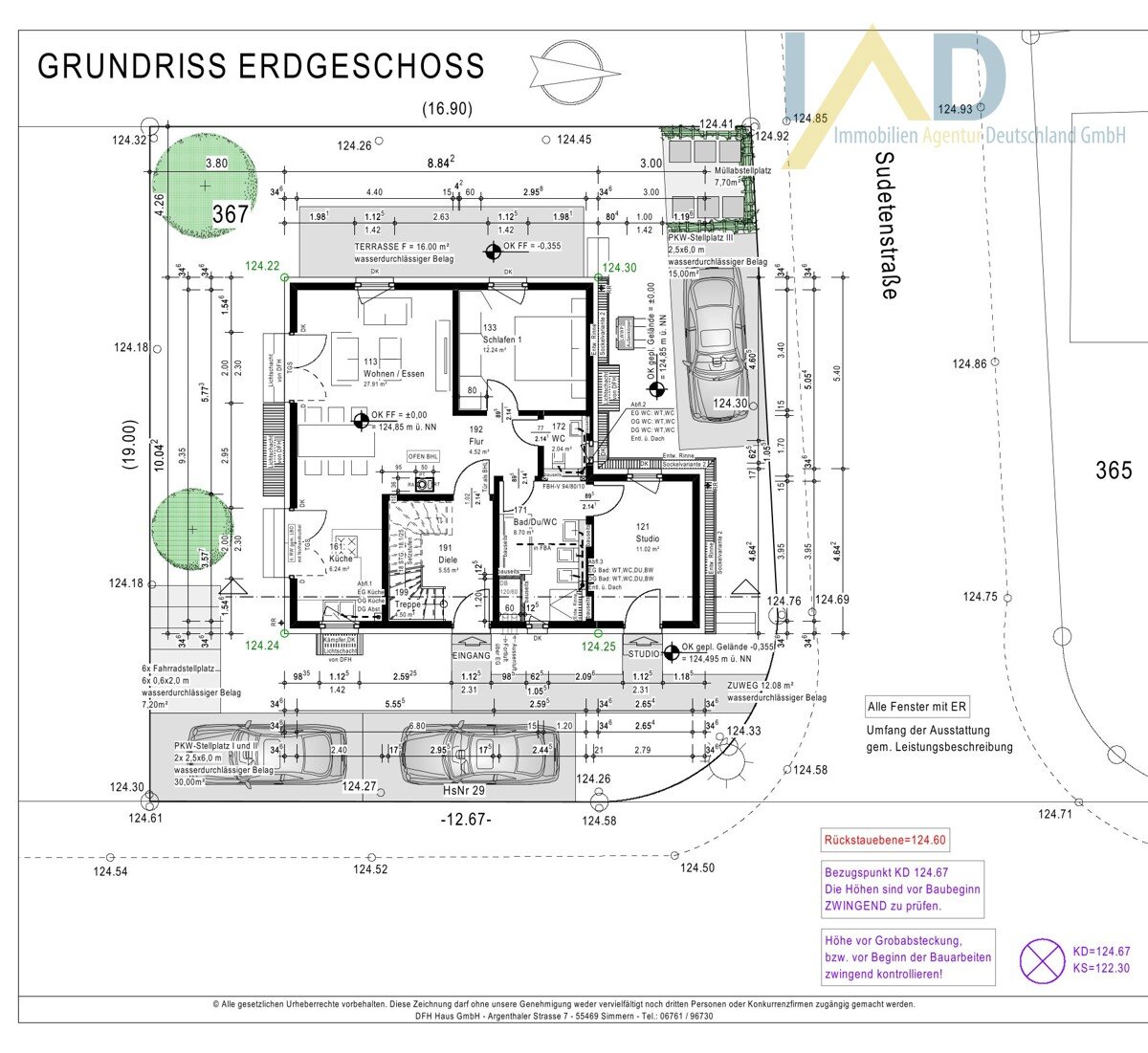 Wohnung zum Kauf 369.500 € 3 Zimmer 115 m²<br/>Wohnfläche EG<br/>Geschoss 15.12.2025<br/>Verfügbarkeit Staffel Limburg an der Lahn / Staffel 65556