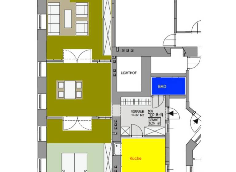 Wohnung zum Kauf 375.000 € 3 Zimmer 82 m² 1. Geschoss Degengasse Wien 1160