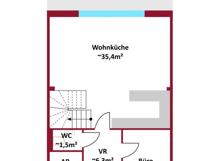 Haus zur Miete - Erstbezug 1.100 € 5 Zimmer 108 m² 400 m² Grundstück Mattersburg 7210