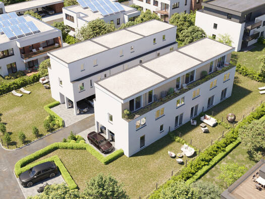 Reihenendhaus zum Kauf - Erstbezug 619.000 € 3 Zimmer 103,5 m² 268 m² Grundstück In der Wildnis 9 Trautheim Mühltal / Trautheim 64367