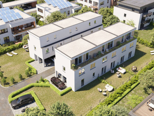 Reihenendhaus zum Kauf - Erstbezug 619.000 € 3 Zimmer 103,5 m² 268 m² Grundstück In der Wildnis 9 Trautheim Mühltal / Trautheim 64367