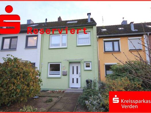 Reihenmittelhaus zum Kauf 109.000 € 6 Zimmer 103,4 m² 187 m² Grundstück Verden 27283