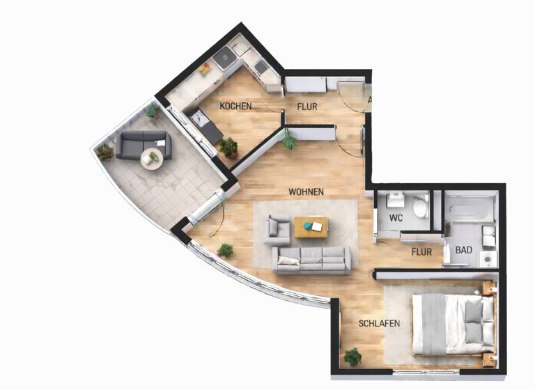 Wohnung zum Kauf 325.000 € 2 Zimmer 59 m² Köpenick Berlin 12555